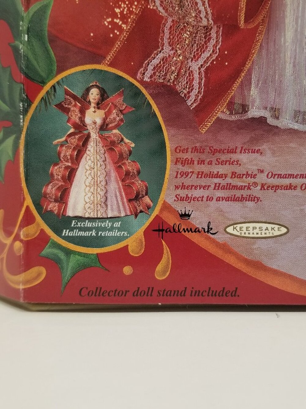 1997 Happy Holidays Barbie 10th Anniversary Doll, VGUC-EUC - Picture 12 of 12